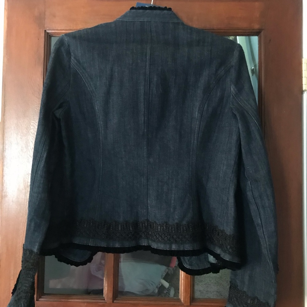 Inc international blazer dark blue size small